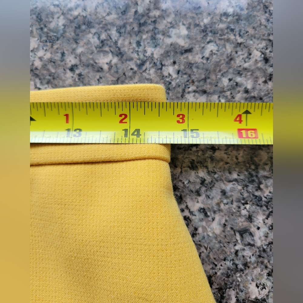 NEW Ann Taylor Vibrant Sunshine Yellow Pencil Skirt Size 2 NWOT - Picture 6 of 8